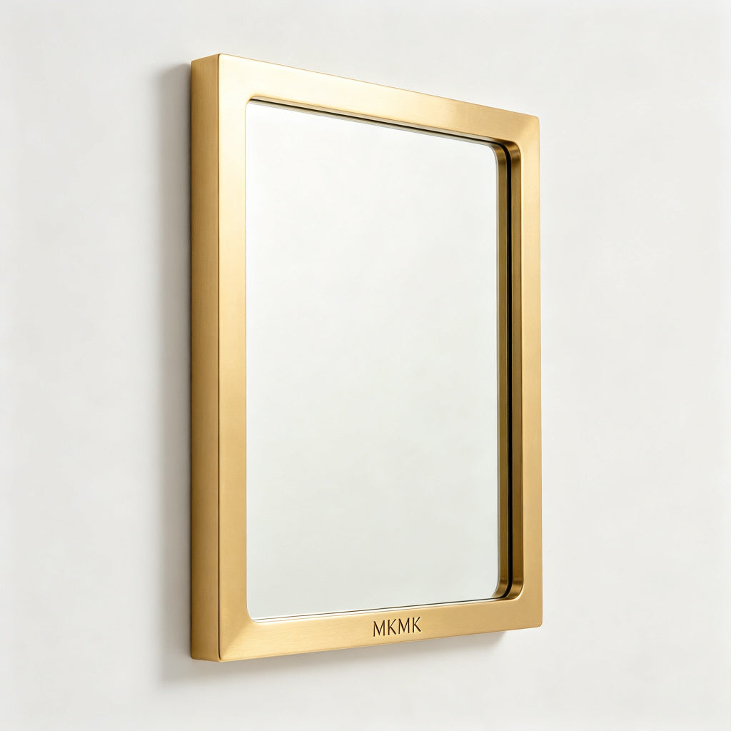 MKMK Wall Mirror, 16x20 Inch Frameless Rectangular Bathroom Mirror, HD Explosion Proof Vanity Mirror with Polished Edge, Wall Mounted Makeup Mirror for Bedroom Entryway