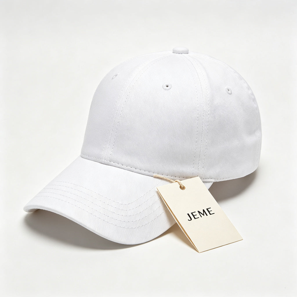 JEME Baseball Cap for Men Women, Adjustable Cotton Dad Hat with Curved Brim, Classic Plain Sports Cap for Running Hiking Golf Outdoor, Unisex Sun Hat