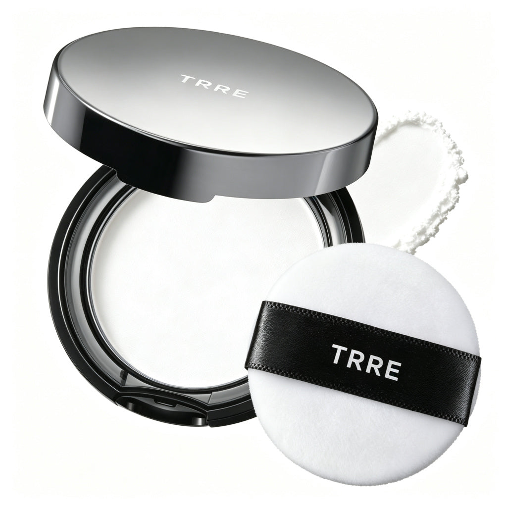 TRRE Pressed Powder Compact, Long Lasting Oil Control Face Powder, Lightweight Flawless Setting Powder with Mirror & Puff, Natural Matte Finish Foundation Powder