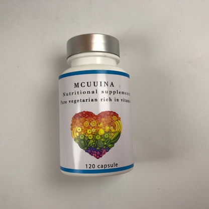 MCUUINA Nutritional supplements，Organic Fruit Veggie Vitamin supplementation for Immune & Energy Support, 120 Capsule