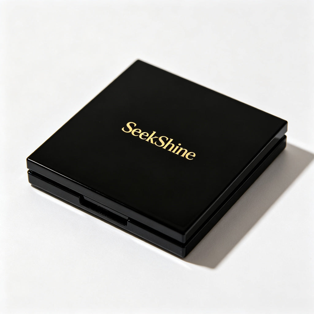 SeekShine Eyeshadow Palette, 12 Colors Matte Shimmer Eye Shadow Makeup Palette, Highly Pigmented Long Lasting Waterproof Nude Neutral Eyeshadow Palette for Daily Party