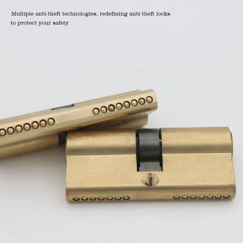 CypherCore Lock cylinders of metal, Anti-Theft Door Lock Cylinder with 7 Keys 65mm Double Open Cylinder Lock