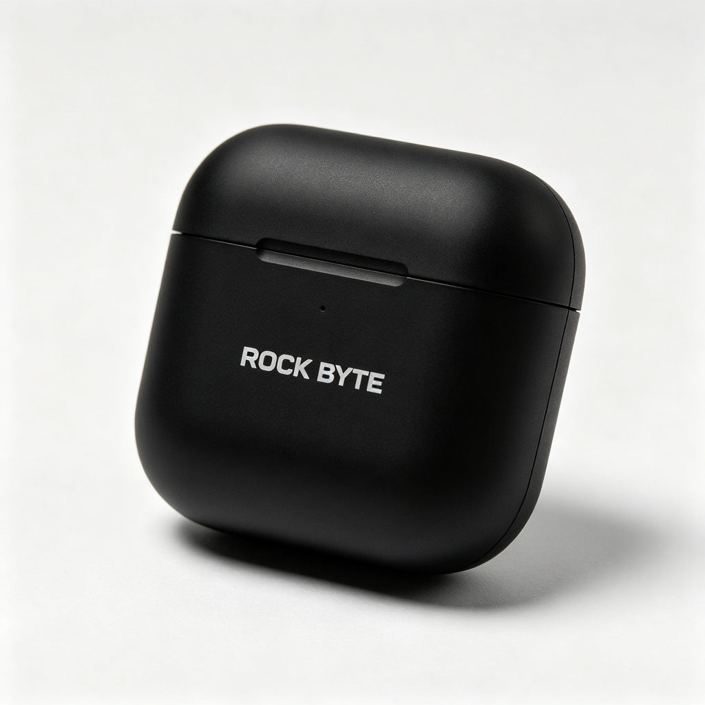 ROCK BYTE Wireless Earbuds, Bluetooth 5.3 Headphones with HiFi Stereo Sound, 30H Playtime Charging Case, IPX5 Waterproof in Ear Earphones with Mic for Work Gym Travel