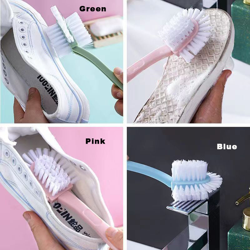 COVITKAN Cleaning brushes for household Ergonomic Long Handle Cleaner Brush, Bathroom cleaning brush Shoes brush, 2Pcs