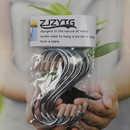 ZJZYTG Hangers in the nature of metal hooks used to hang a purse or bag from a table