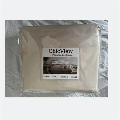 ChicView Bed sheets Silky Soft Queen Sheet, Breathable Sheets Hotel Wrinkle Free Sheets