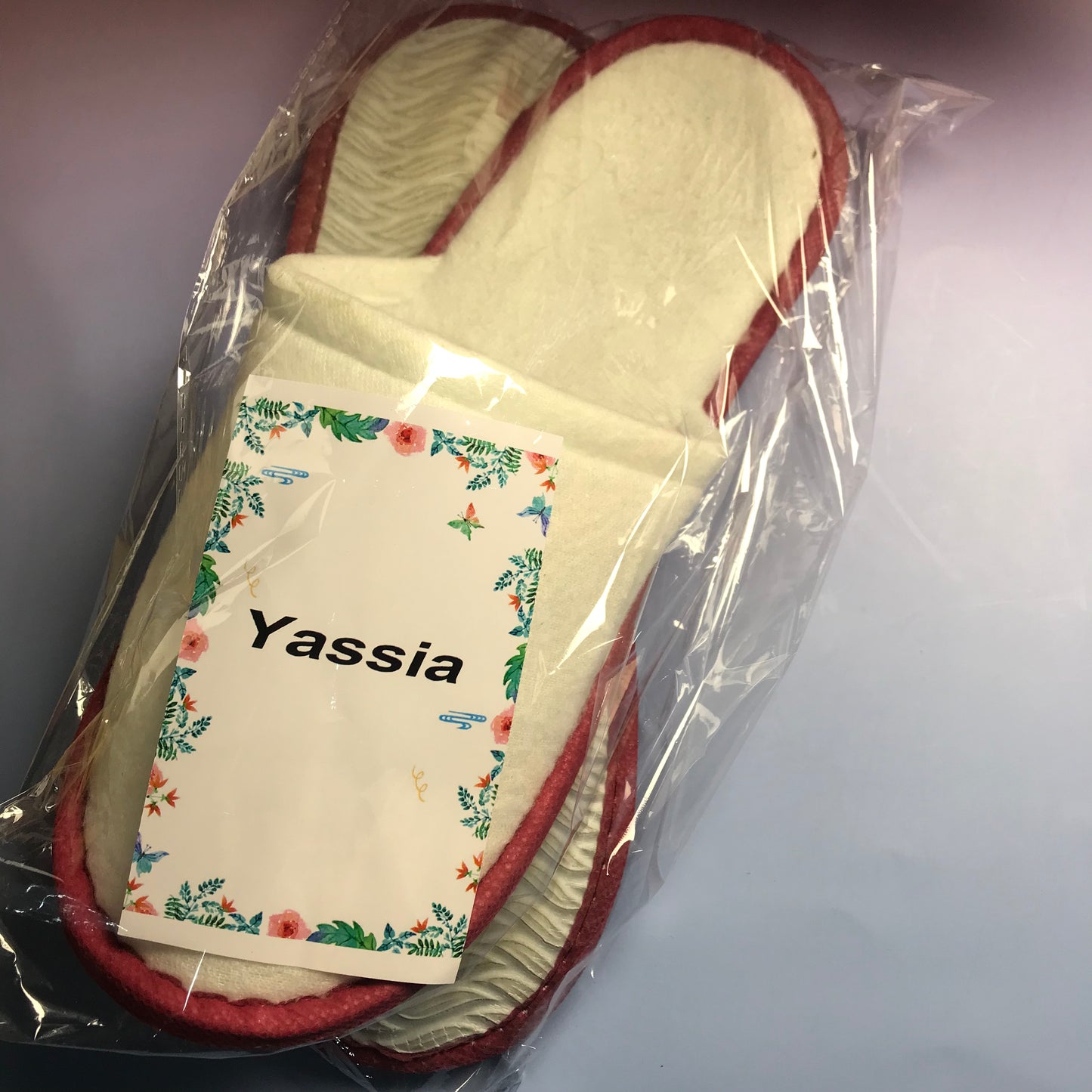 Yassia Slippers Cotton House Slippers for Women, Indoor Slippers Comfortable Slippers 3 Pairs