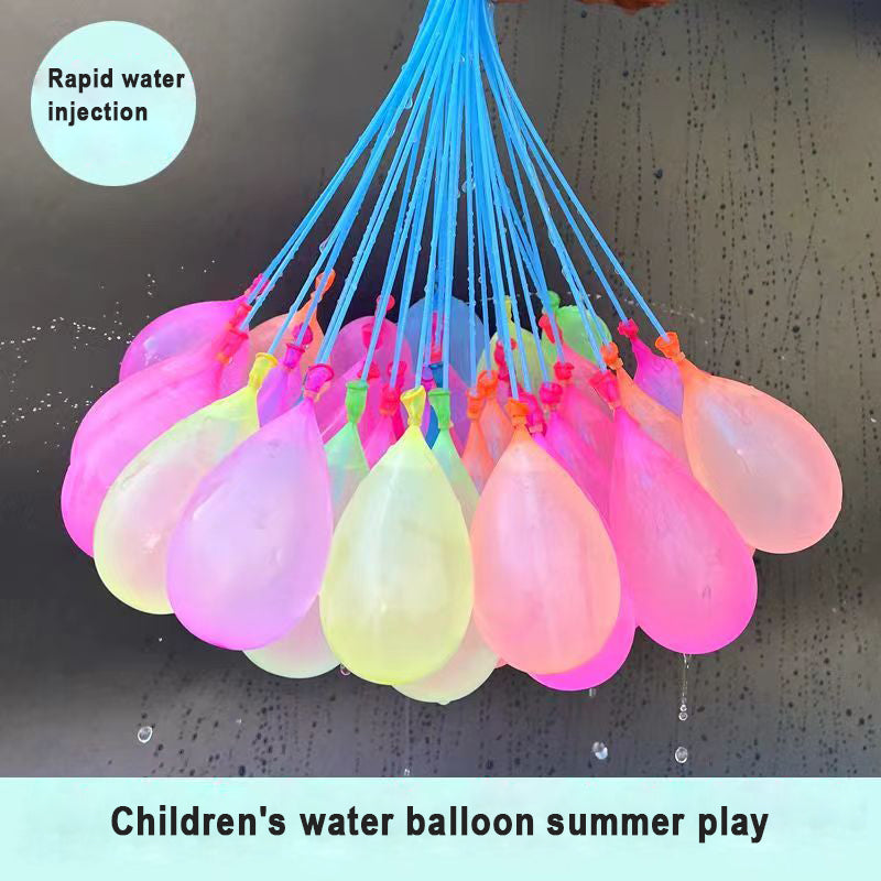 Nixalor Balloons Multi-Colored (2 Bunches) Rapid-Filling Self-Sealing Water Balloons for Children's games, outdoor entertainment - Total (60 Balloons)