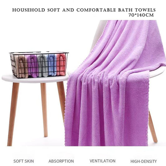 Jeamixmess Bath towels, Quick-Dry Oversize Bath Towel, 100% Cotton, 70*140CM