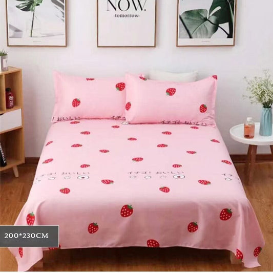 ThoFlowing Bed sheets Soft Comfortable Breathable, Warm 100% Cotton Bed Sheet