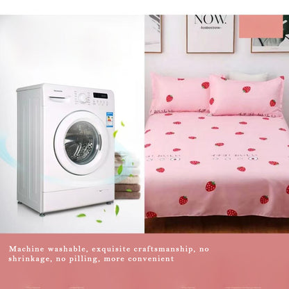 ThoFlowing Bed sheets Soft Comfortable Breathable, Warm 100% Cotton Bed Sheet