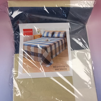 DESKON Bedsheets  Leisure and comfortable style Breathable bed sheets, 200*230CM