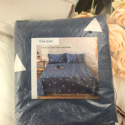 Tifschlaf Bedsheets,100% Cotton, Comfortable and soft, 1.8*2m Double bed sheets