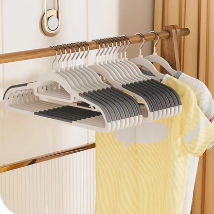 Topupth Clothes drying hangers, Plastic Clothes Hangers Non-Slip Space Saving 20 Pack