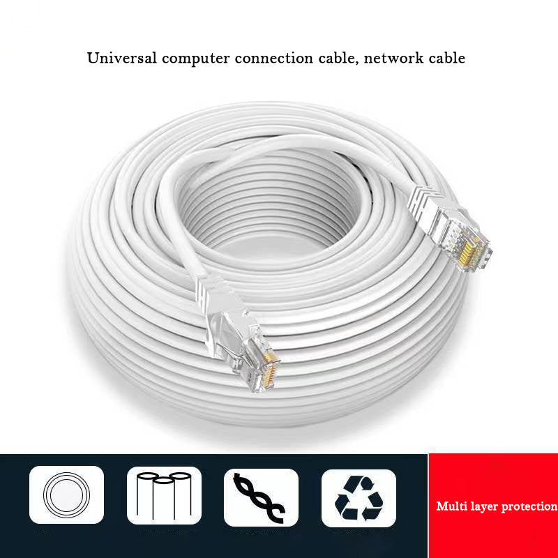 XXROCSWH Computer cables, CAT 6 Ethernet Cable, Home network cable broadband connection cable