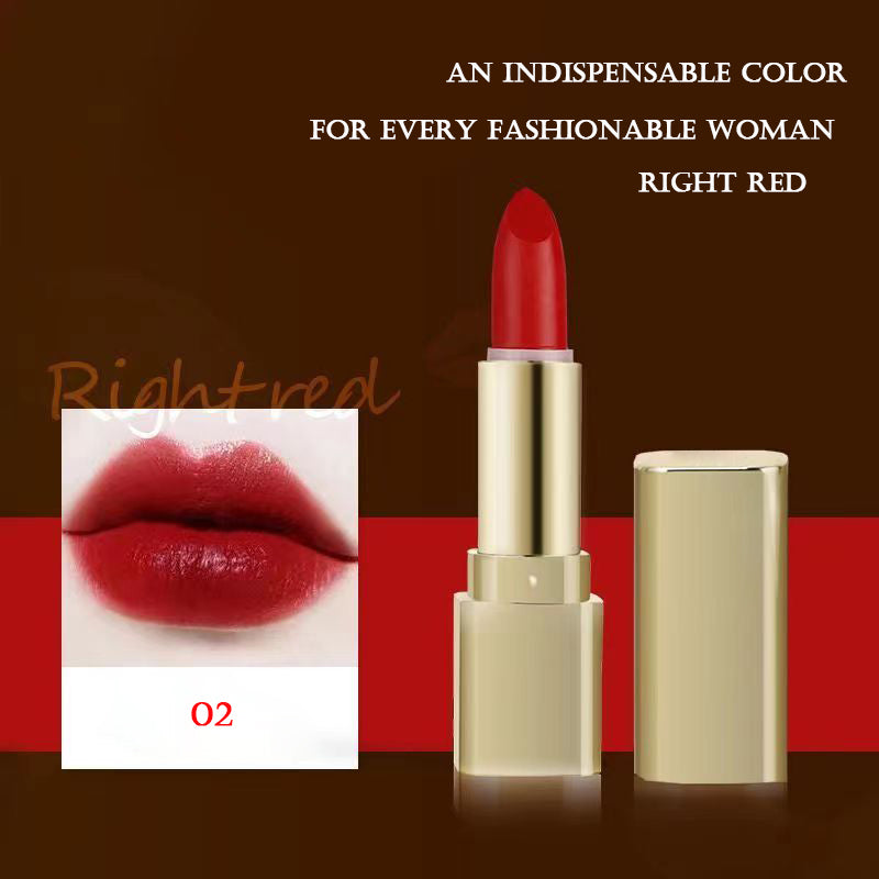 Imagic Town Cosmetics, 3 Colors Matte Lipstick, Moisturizing and Long-Lasting Lipstick