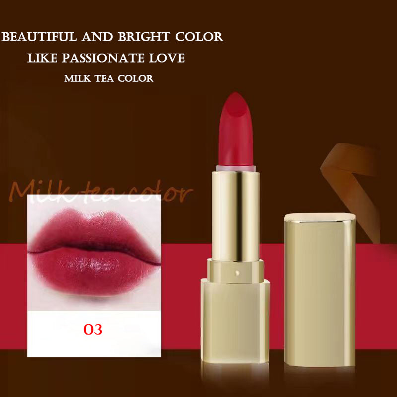 Imagic Town Cosmetics, 3 Colors Matte Lipstick, Moisturizing and Long-Lasting Lipstick