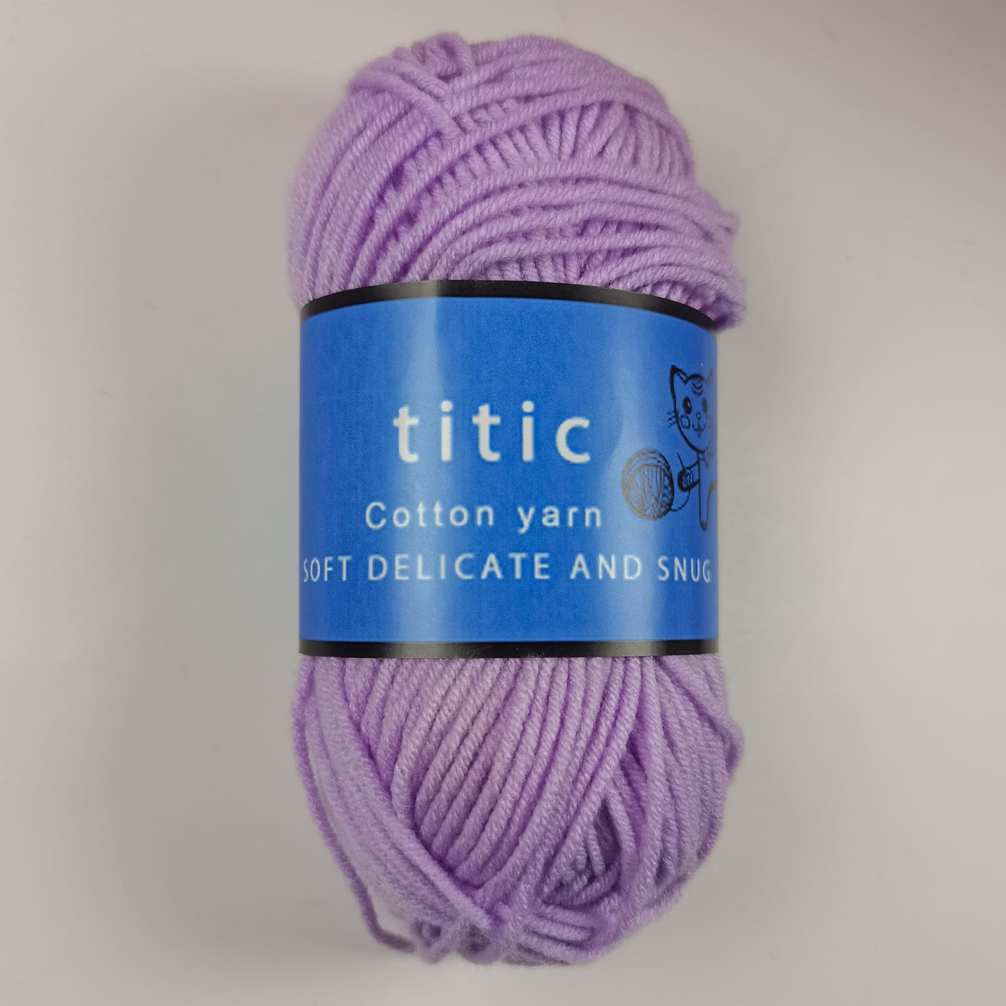 titic Cotton yarn, Synthetic yarn Medium Worsted yarn for Colorful Craft, 4 Pcs