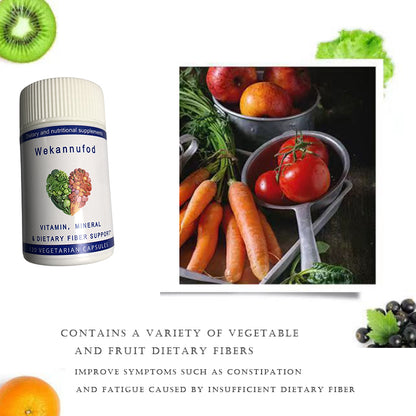 Wekannufod Dietary and nutritional supplements, Rich in vitamins and minerals, promoting metabolism and enhancing vitality