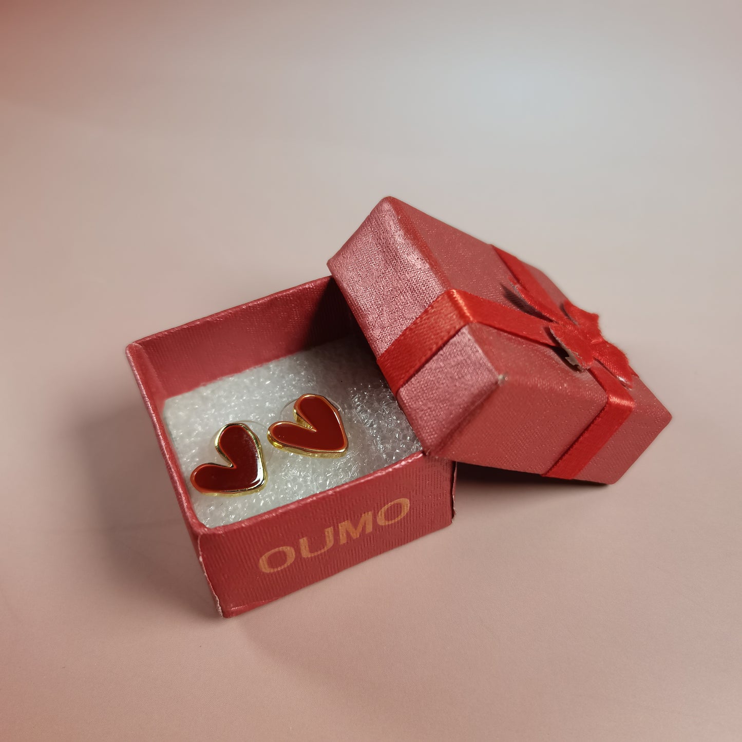 OUMO Earrings, Heart shaped Fashionable and sweet earrings