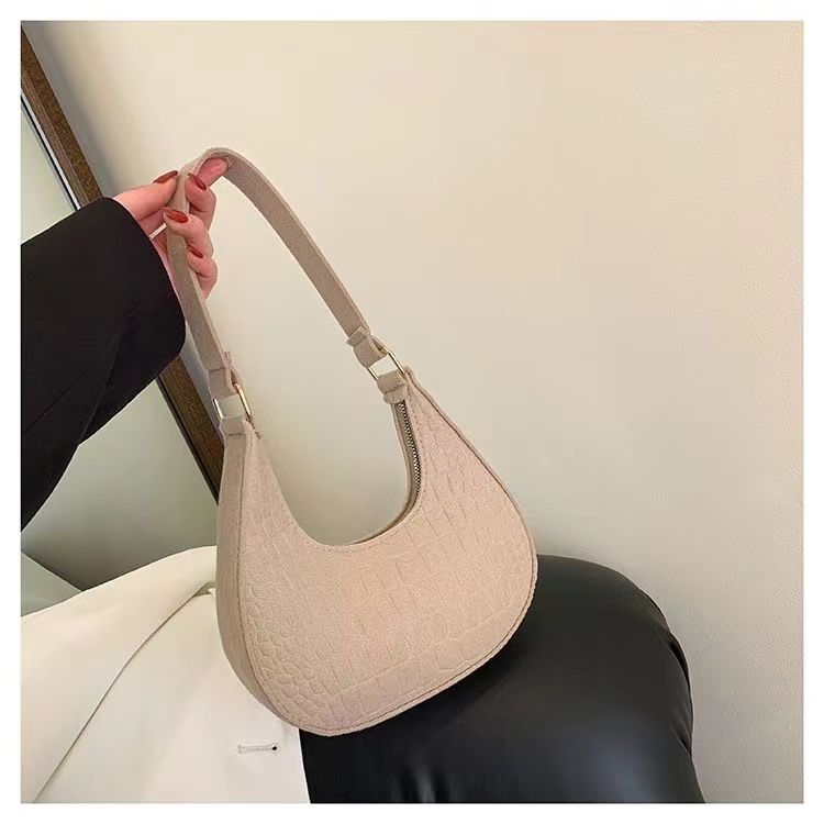 EASYCOSY Fashion handbags, Solid color minimalist women's shoulder handbag