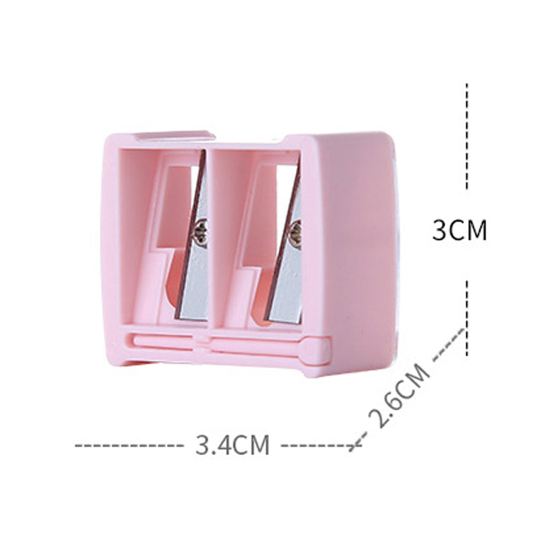 pencil sharpener pink eyebrow pencil sharpener