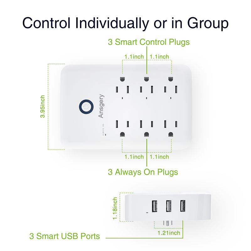 cloud intelligence surge protector eu wifi smart power strip