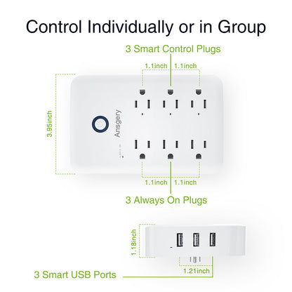 cloud intelligence surge protector eu wifi smart power strip