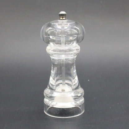 Acrylic Grinder Transparent Pepper Mill Manual Crusher Ceramic Core Multifunctional Cruet Kitchen Tool