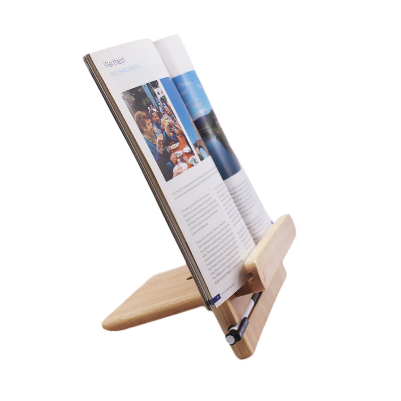 Portable Sturdy Light Rubber Book Reading Stand Desk Bookstand Holder Cook Book Stand