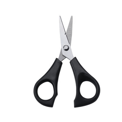 Outdoor fishing scissors PE line antiskid hook fishing   box accessories small serrated scissors