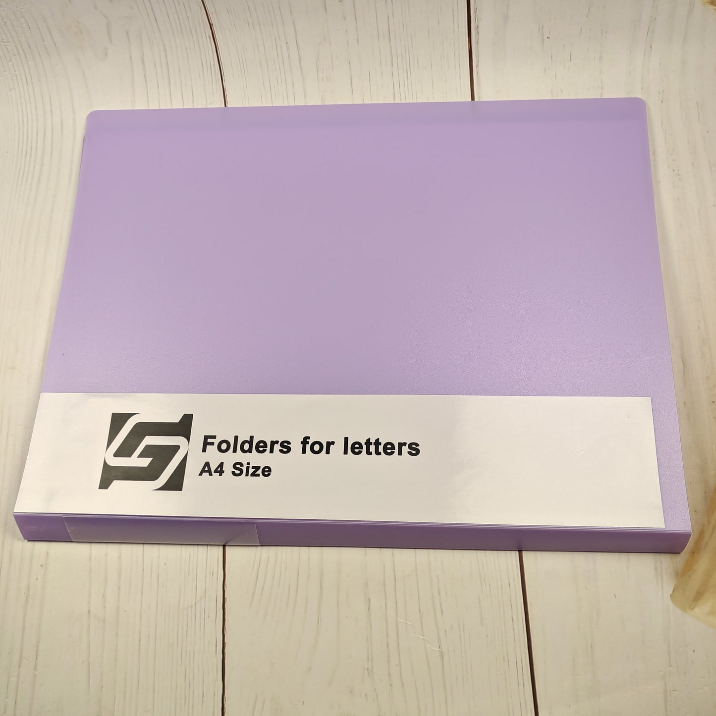 Folders for letters A4 Size File Folders, Office supplies, storage file Folders, Light purple, 5Pcs