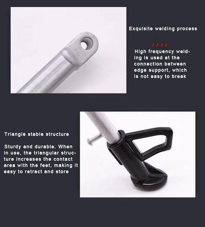 KZMPMT Universal Motorcycle Kickstand, Foot Side Stand For Scooter E-Bike, Nonslip Parking Motorcycle Stand