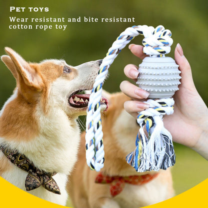 HenanYicongtang pet toy Dog Chew Toys, Tooth Clean Toys Wear resistance and bite resistance reduce destructive behavior Toys