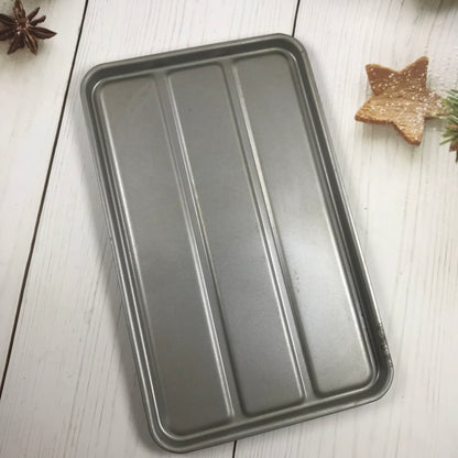 DIVACEN Roasting dishes, Stainless Steel Baking Tray Set of 2, High temperature resistance Rust Free, Easy Clean & Dishwasher Safe