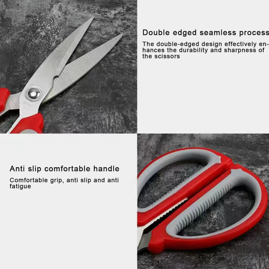 Mealia Scissors All Purpose Heavy Duty Shears, Stainless Steel Utility Scissors, Ultra Sharp, 2Pcs