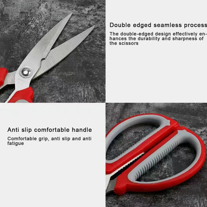 Mealia Scissors All Purpose Heavy Duty Shears, Stainless Steel Utility Scissors, Ultra Sharp, 2Pcs