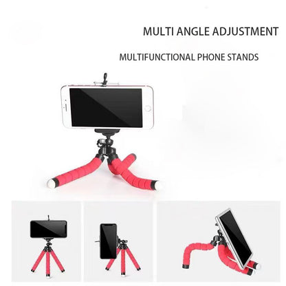 Veelink Stands adapted for mobile phones, Flexible Mini phone holder, Cell Phone Tripod, Red