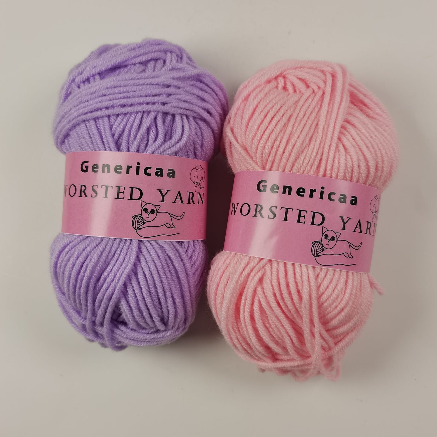 Genericaa Synthetic yarn Medium Worsted yarn for Colorful Craft, 4 Pcs