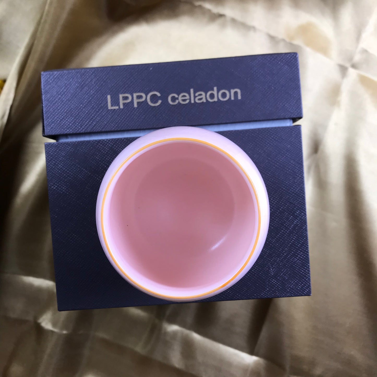 LPPC celadon Tea sets, 60ml Sakura pink small teacup for Office, Home, Gifts, 2 Pack