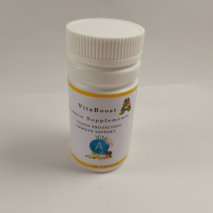 VitaBoost Vitamins, Organic Vitamin A Supplement Great for Immune, Skin, Eye Support, Non-GMO, Vegan Capsules