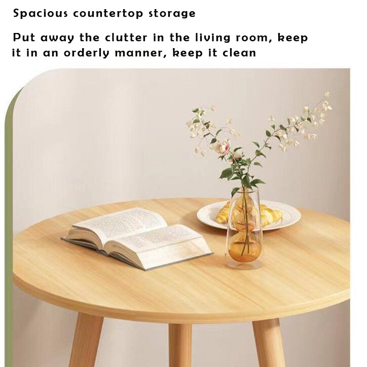 Zilgro Living room furniture, Simple living room tea table, double layered wooden table