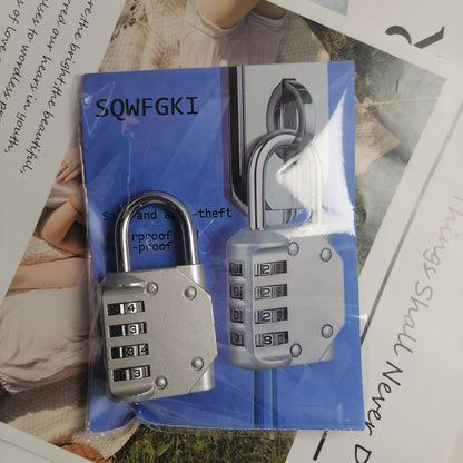 SQWFGKI Metal locks Combination padlock, home mini small combination lock, safe and anti-theft