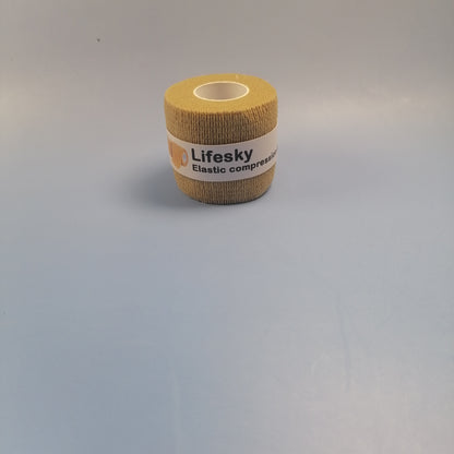 Lifesky Elastic compression bandages. Latex-Free Elastic Wraps for Medical  Sports Sprains, Injuries, Wrap Calf, Ankle Wrap  Foot Compression