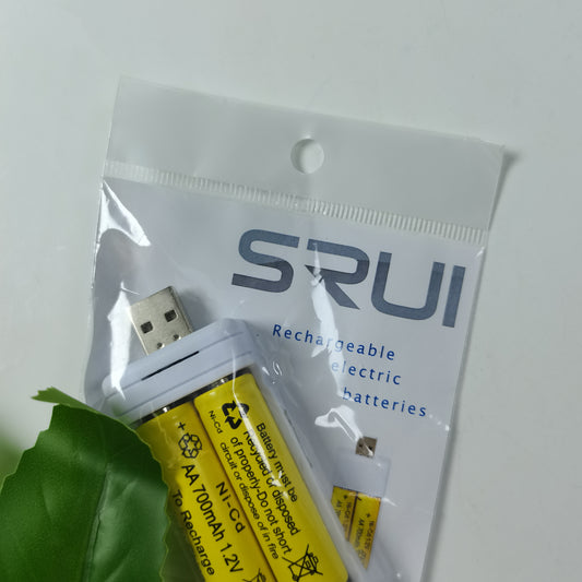 SRUI Rechargeable electric batteries，High Capacity 2800mAh, Long Service Life