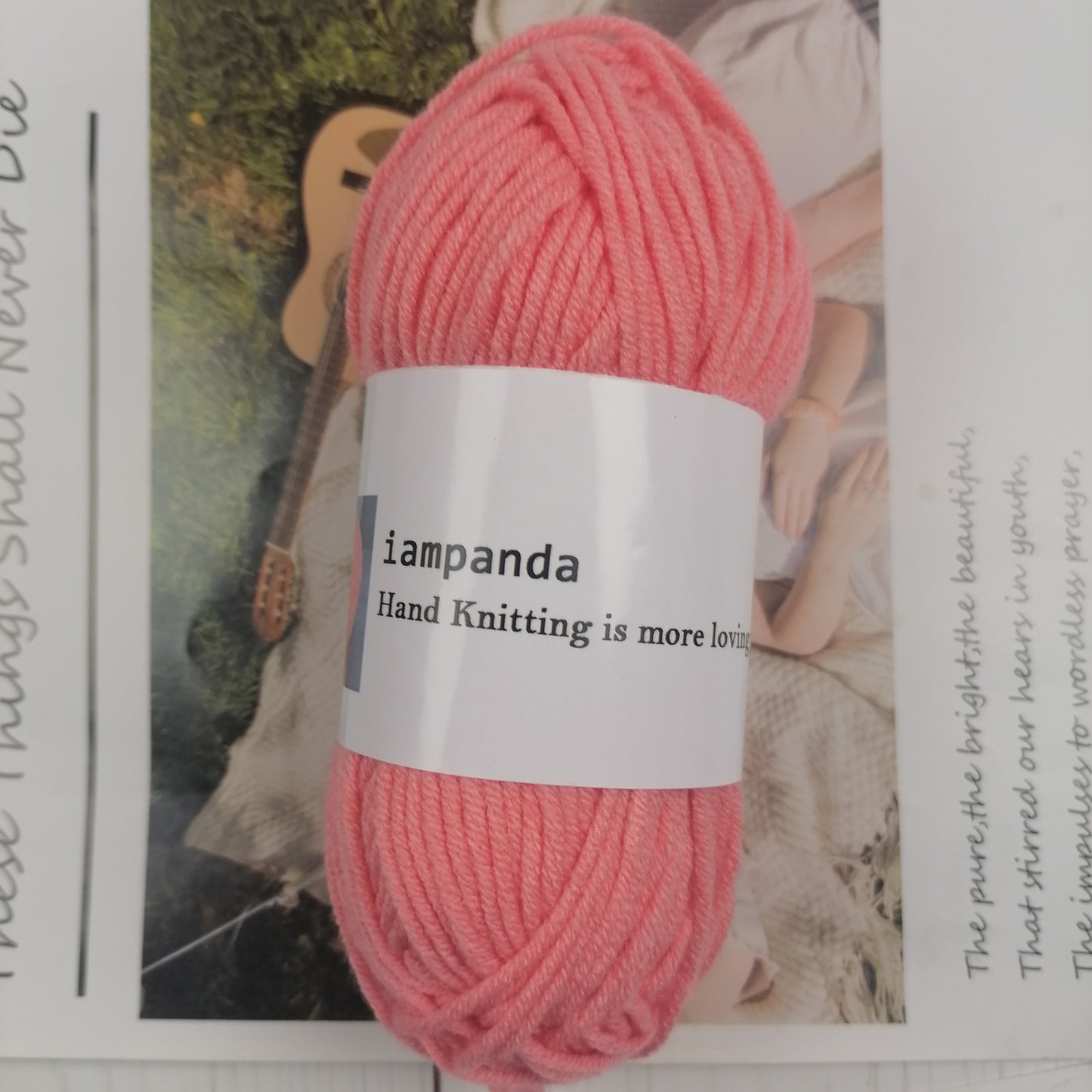 iampanda Wool thread ool scarf thread, hand-made diy material , high stretch coarse wool thread