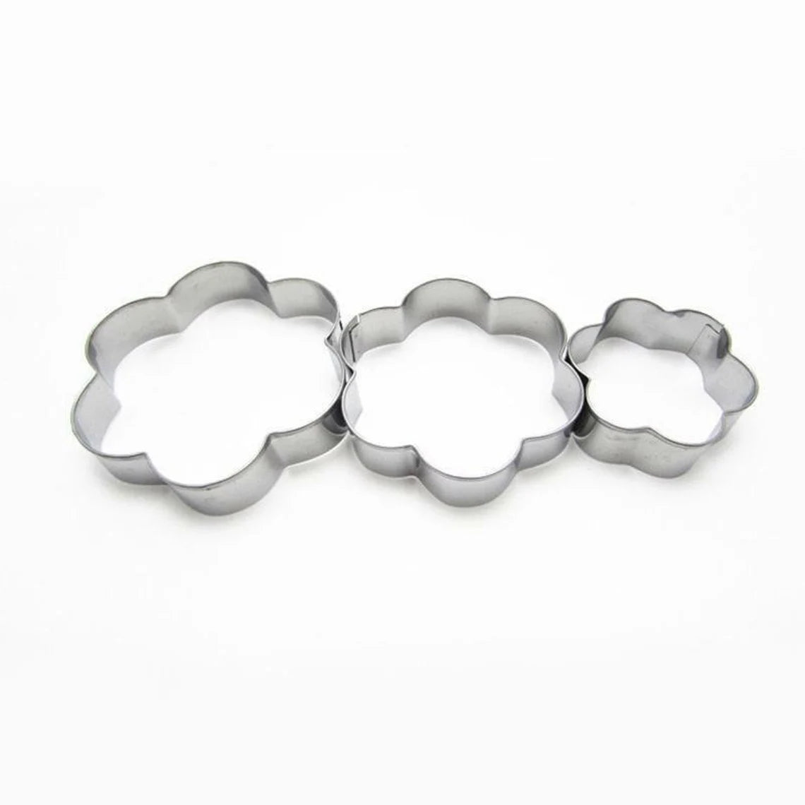 Copy of 1 Kitchen 12 Pack Stainless Steel Cookie Cutters Biscuit Moulds 4 Shapes Baking