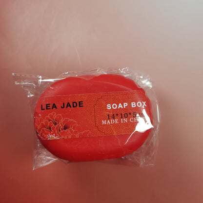 LEA JADE soap boxes Leakproof Soap box with Lid - Portable Soap Case for Traveling, Bathroom, 2 Pcs