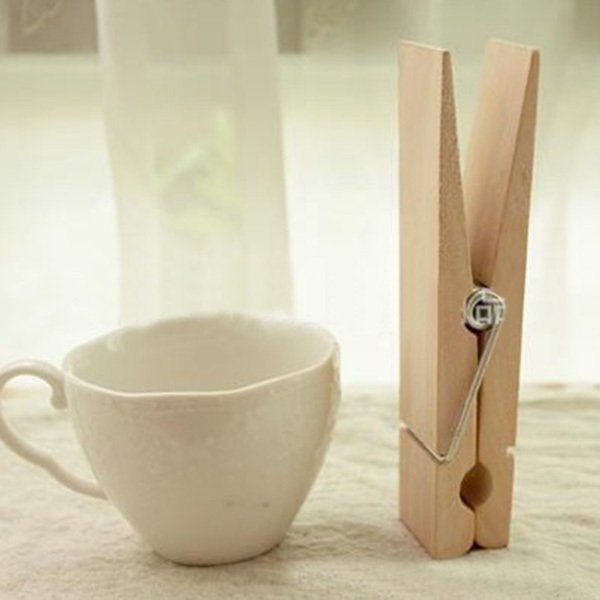 XCVBNM 50Pcs Mini Natural Wooden Clip Clothes DIY Photo Paper Peg Pin Clothespin Craft Clips Wood Clamp