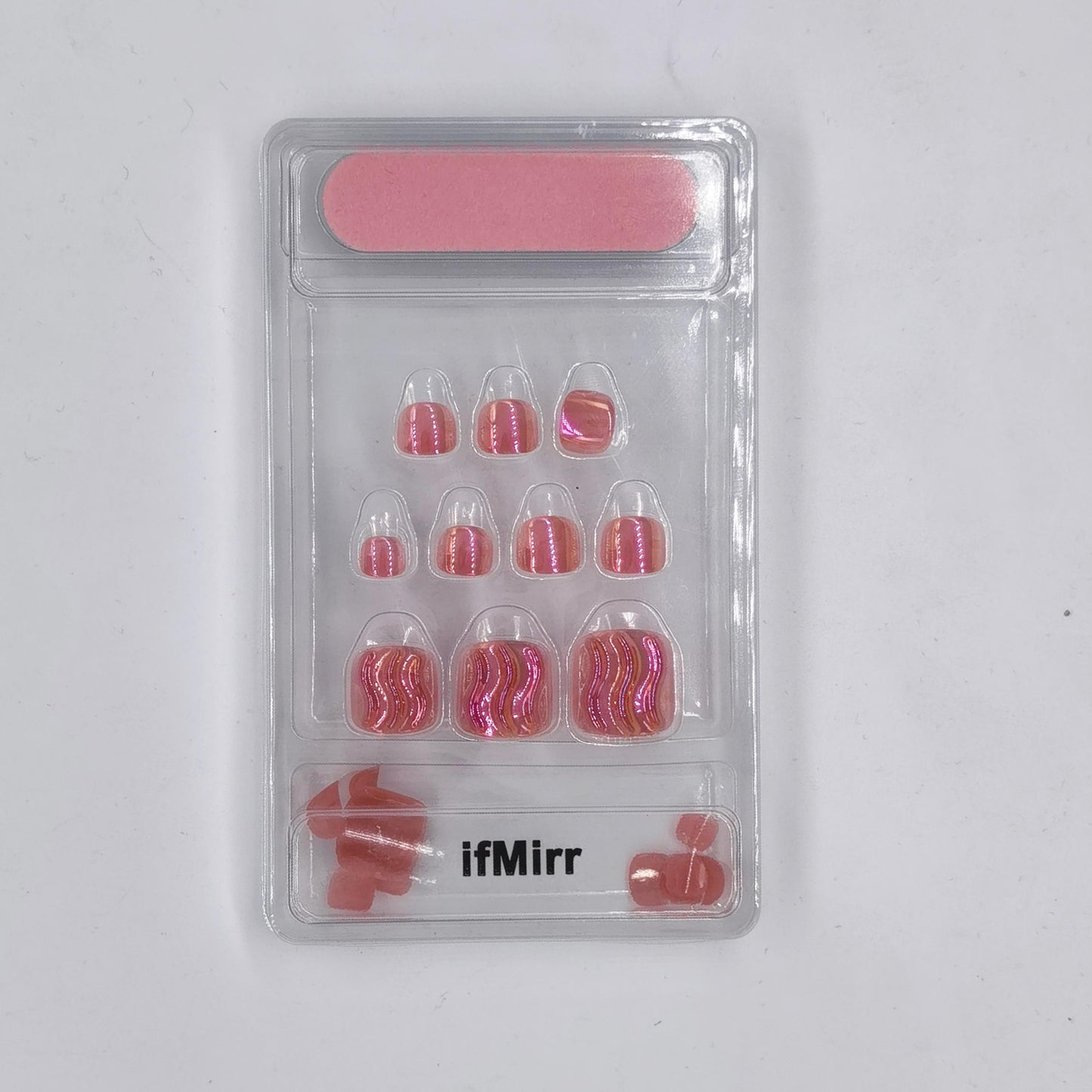 ifMirr 24pcs False Toe Nail Tips Full Cover French Fake Nails Medium  Toe Artificial Nail Art Toenails